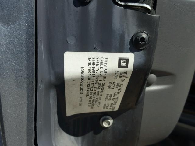 1G8AJ55F26Z121235 - 2006 SATURN ION LEVEL GRAY photo 10