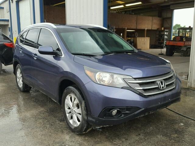 2HKRM4H70EH604713 - 2014 HONDA CR-V BLUE photo 1