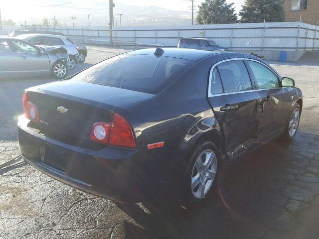 1G1ZA5EU8CF151126 - 2012 CHEVROLET MALIBU LS შავი ფოტო 4
