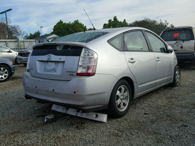 JTDKB20U477585555 - 2007 TOYOTA PRIUS SILVER photo 4