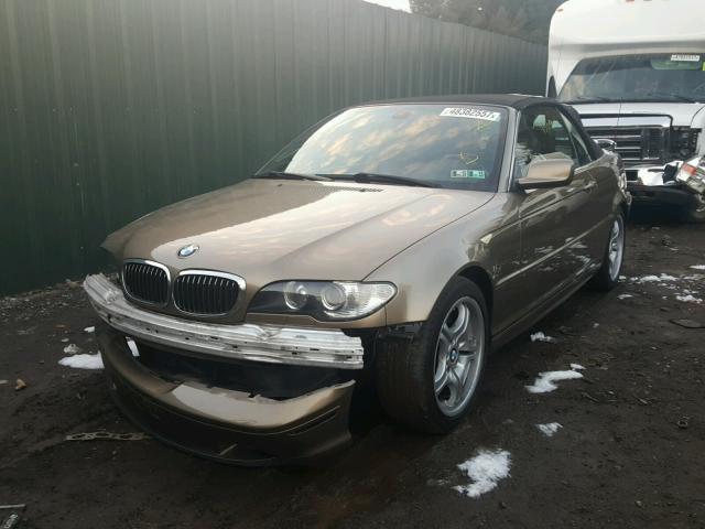 WBABW534X5PL49729 - 2005 BMW 330 CI GOLD photo 2