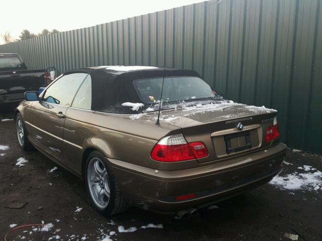 WBABW534X5PL49729 - 2005 BMW 330 CI GOLD photo 3