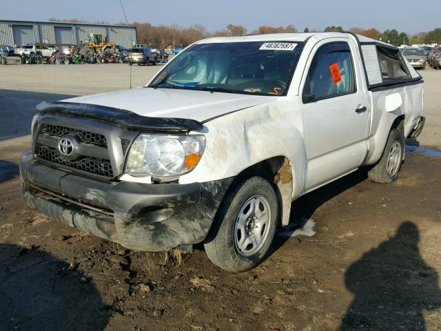 5TFNX4CN1BX007310 - 2011 TOYOTA TACOMA WHITE photo 2