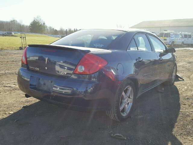 1G2ZH57N684148855 - 2008 PONTIAC G6 GT BLUE photo 4