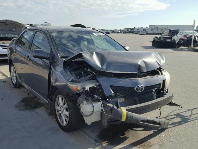 1NXBU4EE1AZ367018 - 2010 TOYOTA COROLLA BA GRAY photo 1