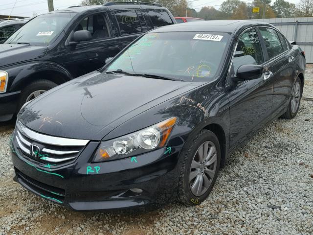 1HGCP3F89BA031883 - 2011 HONDA ACCORD EXL BLACK photo 2