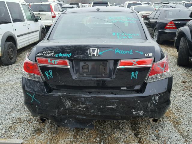 1HGCP3F89BA031883 - 2011 HONDA ACCORD EXL Siyah fotoğraf 9