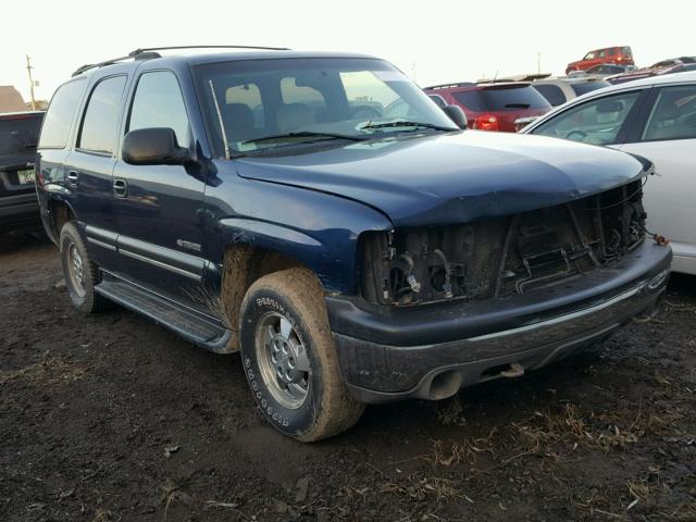 1GNEK13T21J108408 - 2001 CHEVROLET TAHOE K150 BLUE photo 1