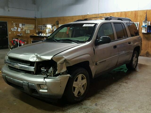 1GNET16S136146895 - 2003 CHEVROLET TRAILBLAZE TAN photo 2