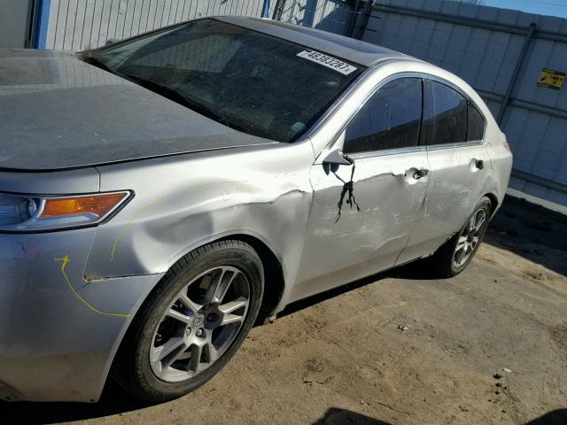 19UUA862X9A021467 - 2009 ACURA TL SILVER photo 9