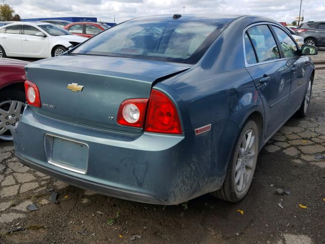 1G1ZH57B69F255596 - 2009 CHEVROLET MALIBU 1LT GREEN photo 4