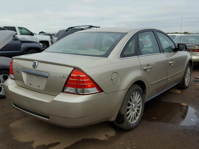 1MEFM43105G619057 - 2005 MERCURY MONTEGO PR 金色 照片 4