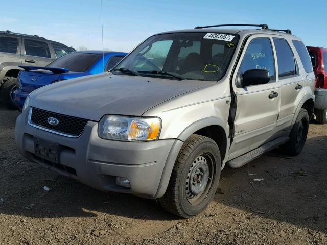 1FMYU04111KF99129 - 2001 FORD ESCAPE XLT BEIGE photo 2