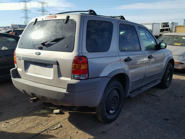 1FMYU04111KF99129 - 2001 FORD ESCAPE XLT BEIGE photo 4