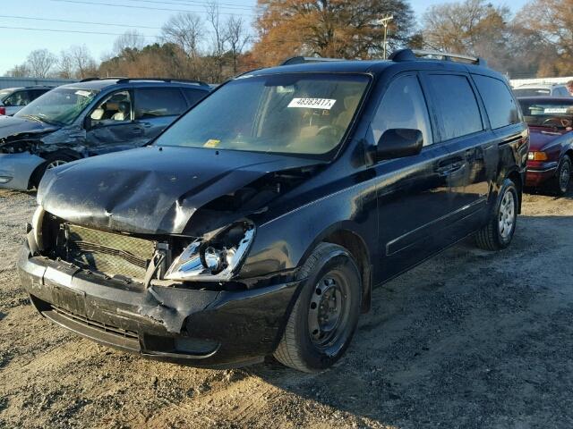 KNDMB233666065860 - 2006 KIA SEDONA EX BLACK photo 2