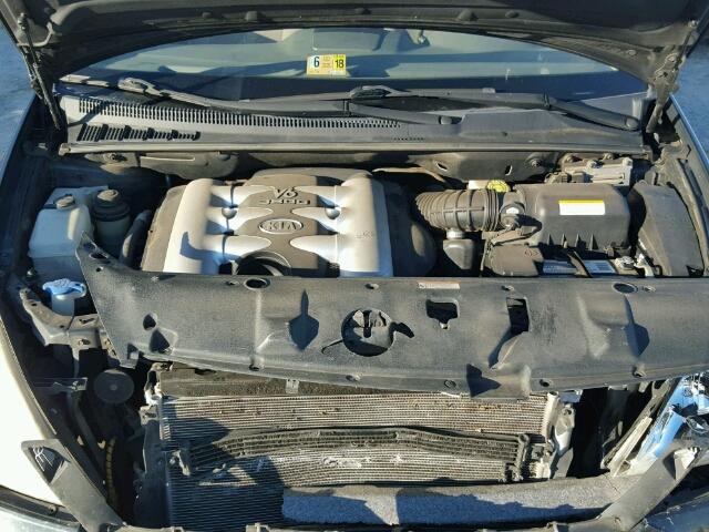 KNDMB233666065860 - 2006 KIA SEDONA EX BLACK photo 7