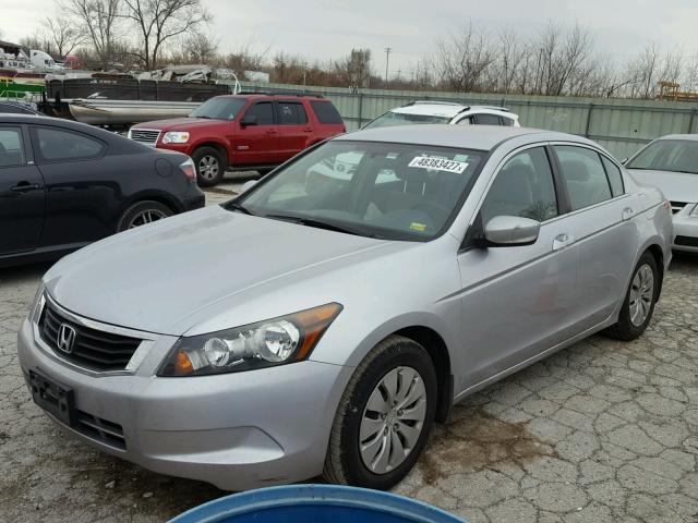 1HGCP26319A014679 - 2009 HONDA ACCORD LX GRAY photo 2