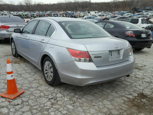 1HGCP26319A014679 - 2009 HONDA ACCORD LX GRAY photo 3