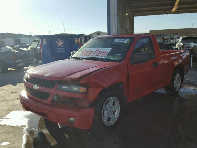 1GCCS146748158158 - 2004 CHEVROLET COLORADO RED photo 2