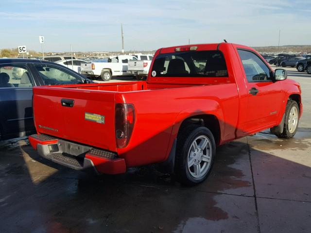 1GCCS146748158158 - 2004 CHEVROLET COLORADO RED photo 4