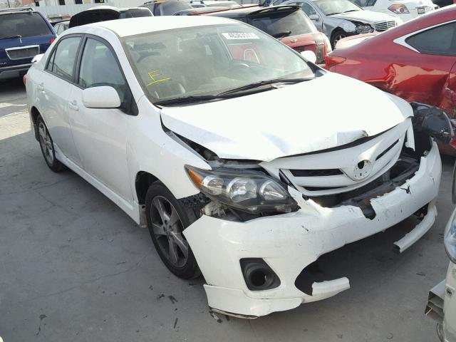 5YFBU4EE2DP202245 - 2013 TOYOTA COROLLA BA WHITE photo 1