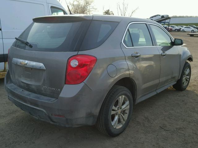 2CNFLCEW8A6328612 - 2010 CHEVROLET EQUINOX LS TAN photo 4