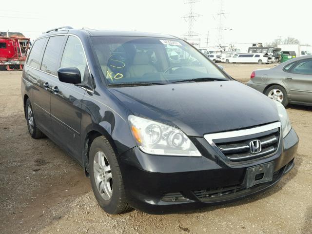 5FNRL38656B454246 - 2006 HONDA ODYSSEY EX BLACK photo 1