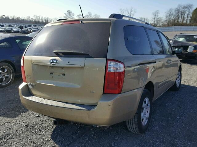 KNDMB233696307969 - 2009 KIA SEDONA EX GOLD photo 4