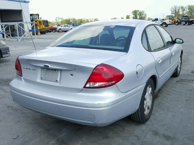 1FAFP56U77A118862 - 2007 FORD TAURUS SEL GRAY photo 4