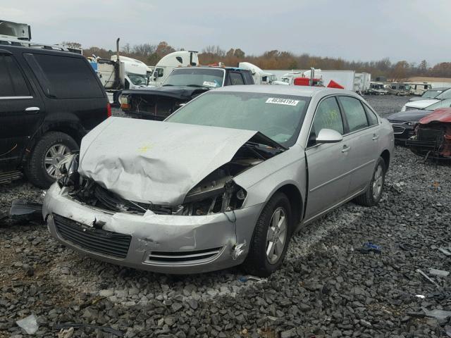 2G1WT58K979135281 - 2007 CHEVROLET IMPALA LT SILVER photo 2