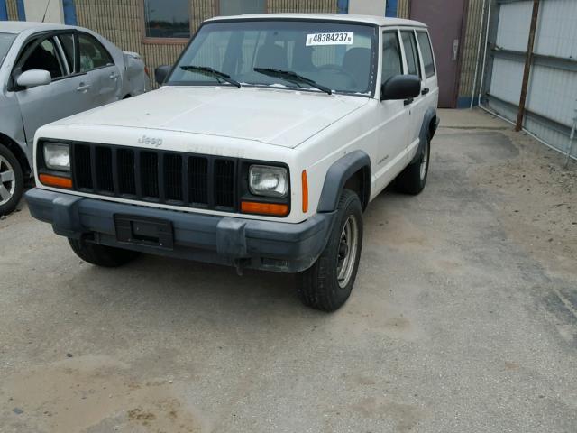 1J4FF28S8YL189091 - 2000 JEEP CHEROKEE S WHITE photo 2