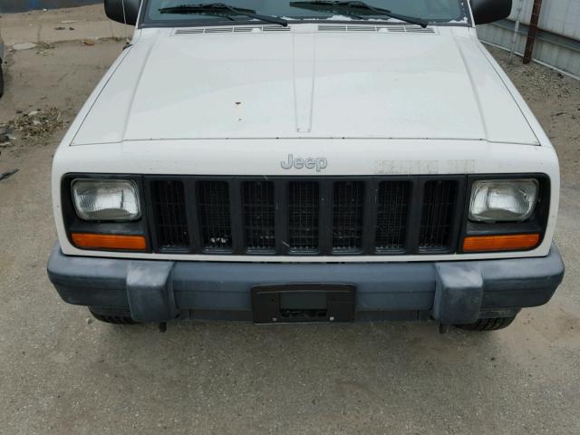 1J4FF28S8YL189091 - 2000 JEEP CHEROKEE S WHITE photo 7