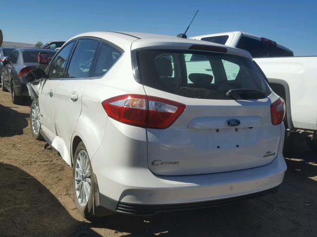 1FADP5BUXEL521765 - 2014 FORD C-MAX SEL WHITE photo 3