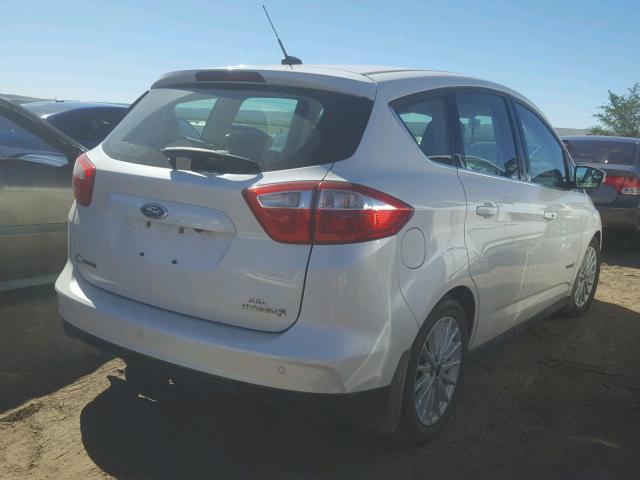 1FADP5BUXEL521765 - 2014 FORD C-MAX SEL WHITE photo 4