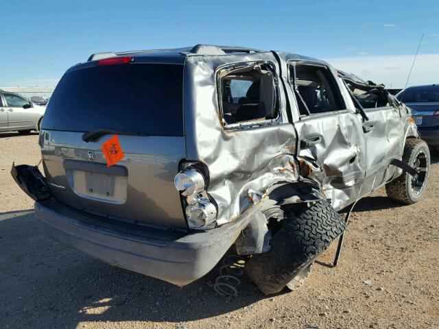 1D4HD38N96F149265 - 2006 DODGE DURANGO SX GRAY photo 4