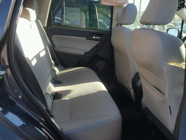 JF2SJAHC8FH463526 - 2015 SUBARU FORESTER 2 BLACK photo 6