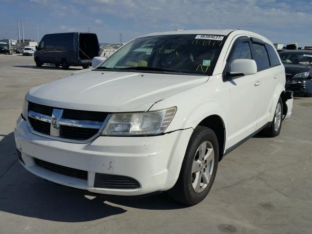 3D4GG57VX9T541942 - 2009 DODGE JOURNEY SX WHITE photo 2