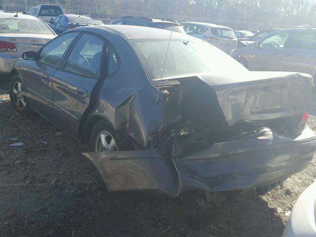 1FAFP53U72A230204 - 2002 FORD TAURUS SE GRAY photo 3