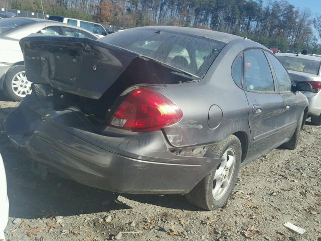 1FAFP53U72A230204 - 2002 FORD TAURUS SE GRAY photo 4