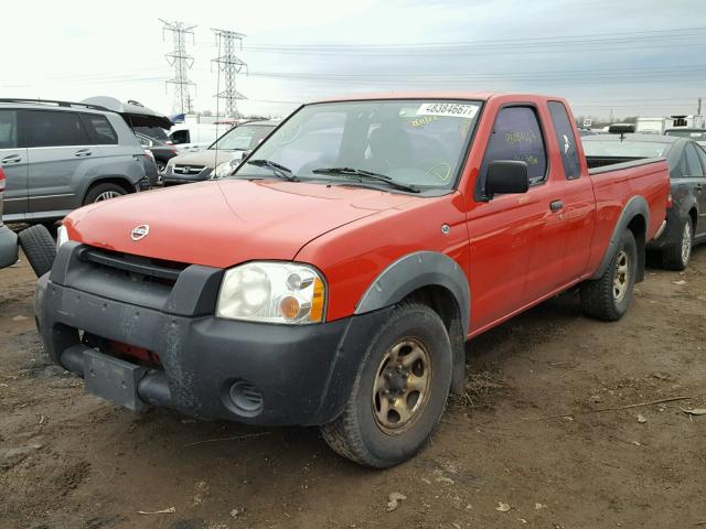 1N6DD26S72C357507 - 2002 NISSAN FRONTIER K RED photo 2