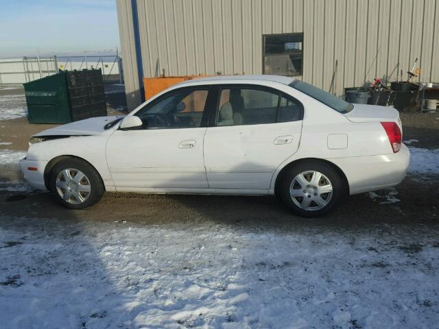 KMHDN46D96U262407 - 2006 HYUNDAI ELANTRA GL WHITE photo 9