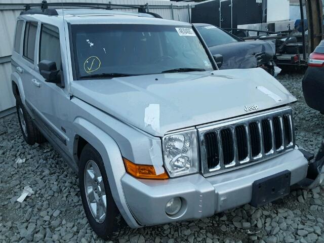 1J8HG48K37C620046 - 2007 JEEP COMMANDER SILVER photo 1
