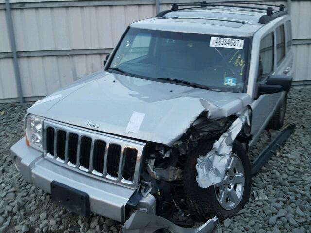 1J8HG48K37C620046 - 2007 JEEP COMMANDER SILVER photo 2