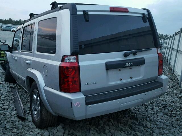 1J8HG48K37C620046 - 2007 JEEP COMMANDER SILVER photo 3