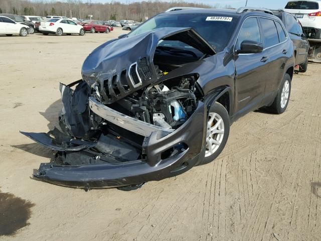 1C4PJLCB7GW347018 - 2016 JEEP CHEROKEE L CHARCOAL photo 2