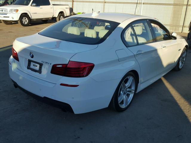 WBA5B1C53FD920104 - 2015 BMW 535 I WHITE photo 4