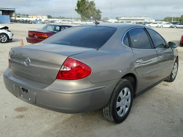 2G4WC582171222237 - 2007 BUICK LACROSSE C BROWN photo 4