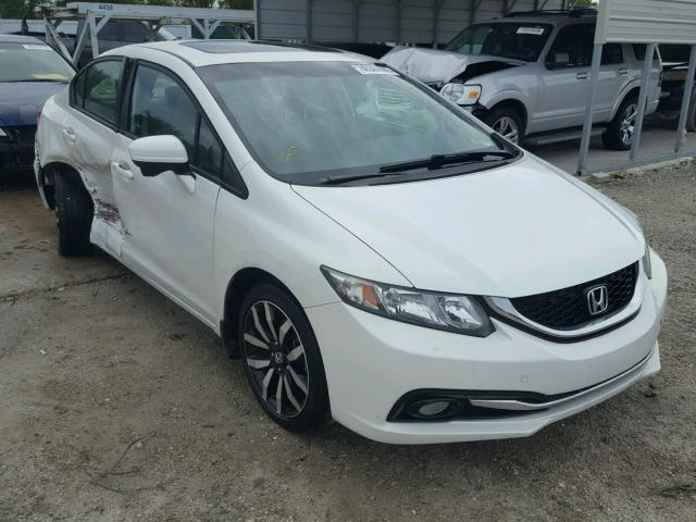 19XFB2F99EE060122 - 2014 HONDA CIVIC EXL 白色 照片 1