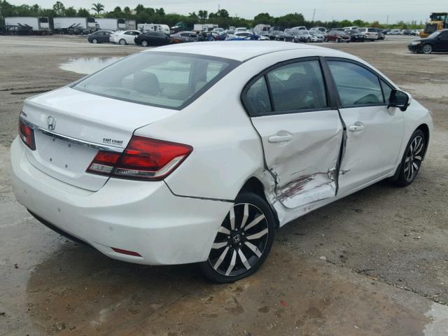 19XFB2F99EE060122 - 2014 HONDA CIVIC EXL 白色 照片 4