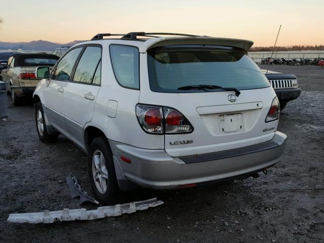 JTJHF10U310212321 - 2001 LEXUS RX 300 WHITE photo 3